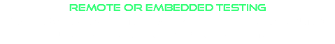 Remote or embedded testing We have a large network of testers around the UK - wherever you are we can help!